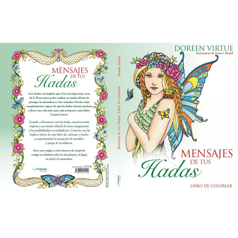 LIBRO Mensajes de tus Hadas - Doreen Virtue (Libro de Colorear) (GUYT)(Has)