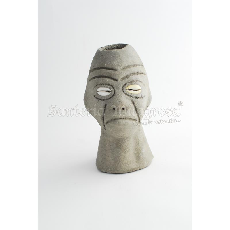 SANT. Eleggua Rasgo Humano 20 x 10 cm aprox (Carga por Arriba)