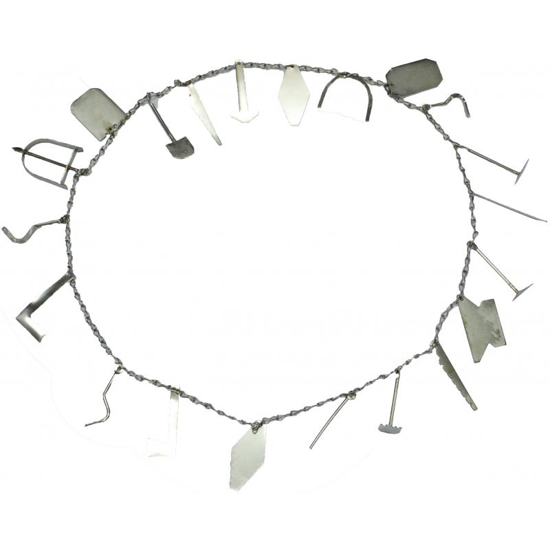 Collar Santeria para caldero Metal Achaba (boca 20 a 30 cm) (21 Herramientas)