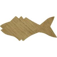 Pez Madera 5 x 10.5 cm (Grosor Fino)