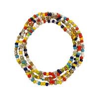 Collar Santeria Osain  (Ctas. colores) (1V)  (110 cm)