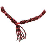 Collar Santeria Mazo Eleggua (Simple) (Rojo-Negro) (140 a 16...