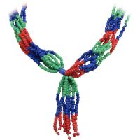 Collar Santeria Mazo Yemanja Ibu Agana (7x7) (140 a 160 cm)