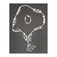 Collar Santeria Mazo Obatala con Ilde mazo (100/20 cm)
