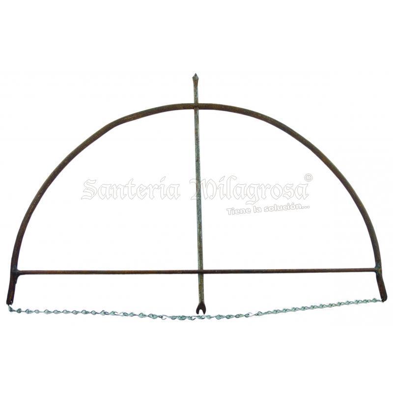 Sant. Ochosi metal gigante 39 x 30 cm (oxido)