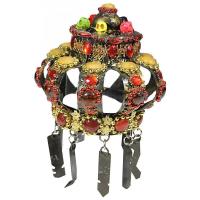 Sant. Corona Oya Metal Decorada c/ Herram. mediana 15 x 13 c...