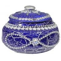Sopera Ceramica Ovalada Decorada 23 x 20 x 18 cm Azul (Yemanja)
