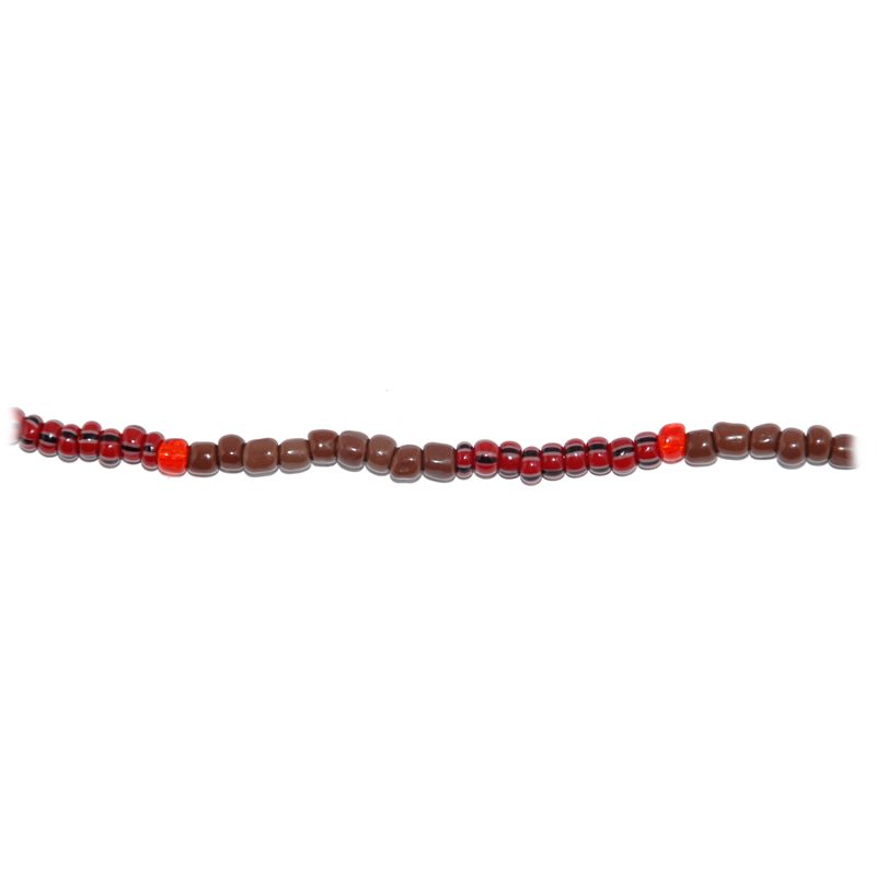 Collar Santeria Oya (9 x 9 Ctas Rayadas y Marron ) (1 V) (110 cm)