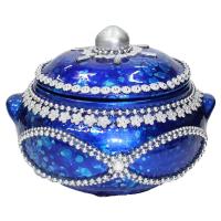 Sopera Ceramica Decorada Pellizco 28 x 22 cm Azul Lisa (Yema...