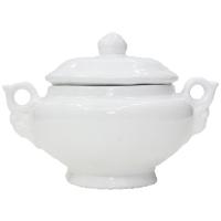Sopera Ceramica Simple con Asas 33 x 23 cm Blanca (Obatala)