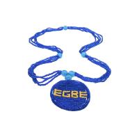 Collar Santeria con Medallon EGBE (azul)