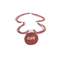 Collar Santeria con Medallon OYA (marron)