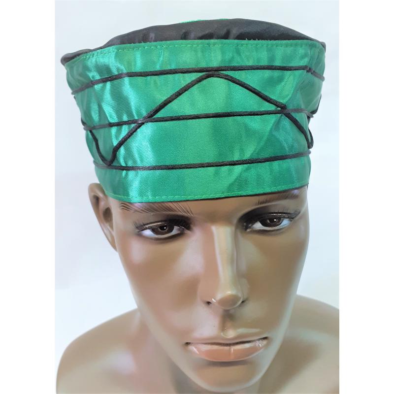 Gorro Santero Gala Oggun 54 cm Elastico (Verde Negro)