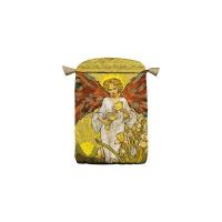 Bolsa Tarot Art Nouveau - Seda 23 x 16 cm (amarilla)