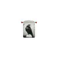 Bolsa Tarot Crows - Seda 23 x 16 cm (Gris)
