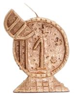 Amuleto Plata Bruja Escoba 3 x 3.5 cm