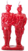 Vela Forma Hombre - Hombre Gay 24 cm (Rojo)