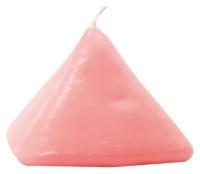 Vela Forma Piramide Pequeña 6 cm (Rosa)