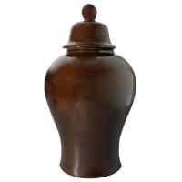 Tibor Ceramica 38 x 20 cm Marron (Oya)(producto Artesanal  p...