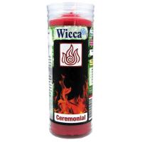 Velon Wicca Ceremonial Elemento Fuego (Rojo) 15 x 5.5 cm (Co...