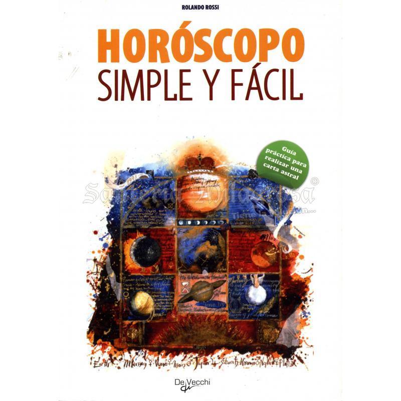 LIBRO Horoscopo Simple y Facil (Guia Carta Astral) (Rolando Rossi) (Dvc)