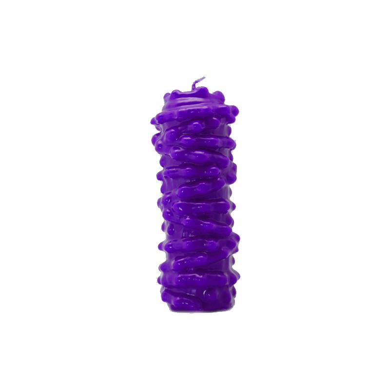 Vela Forma Mil Nudos 18 x 5.5 cm (Morado) (Blister)