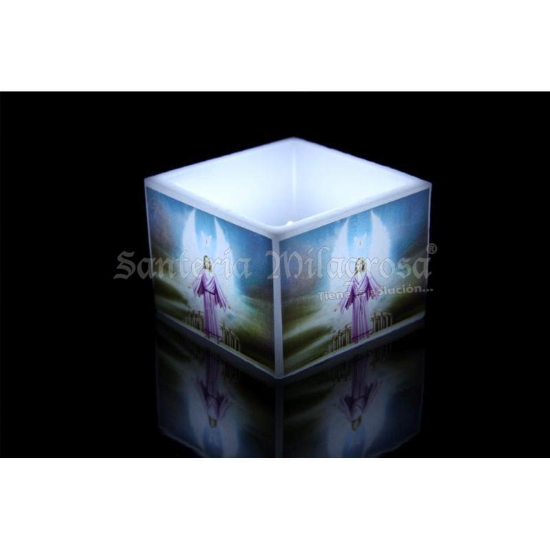 VELON FANAL Arcangel Zadkiel 10 x 7 cm (Incluye Vela de Noche) (HAS)