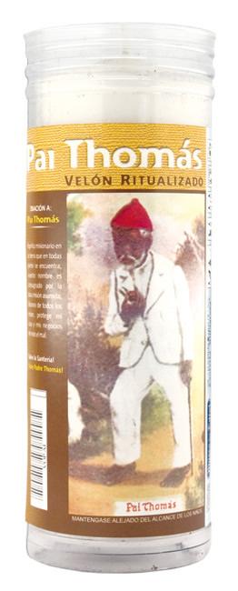 VELON ORISHA Pai Thomas 15 x 5.5 cm (Con Tubo Protector)