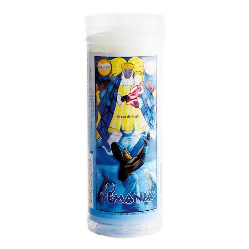 VELON ORISHA Yemanja 15 x 5.5 cm (Con Tubo Protector)