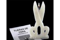 TIJERA BLANCA DE CERA(12x21 cm)