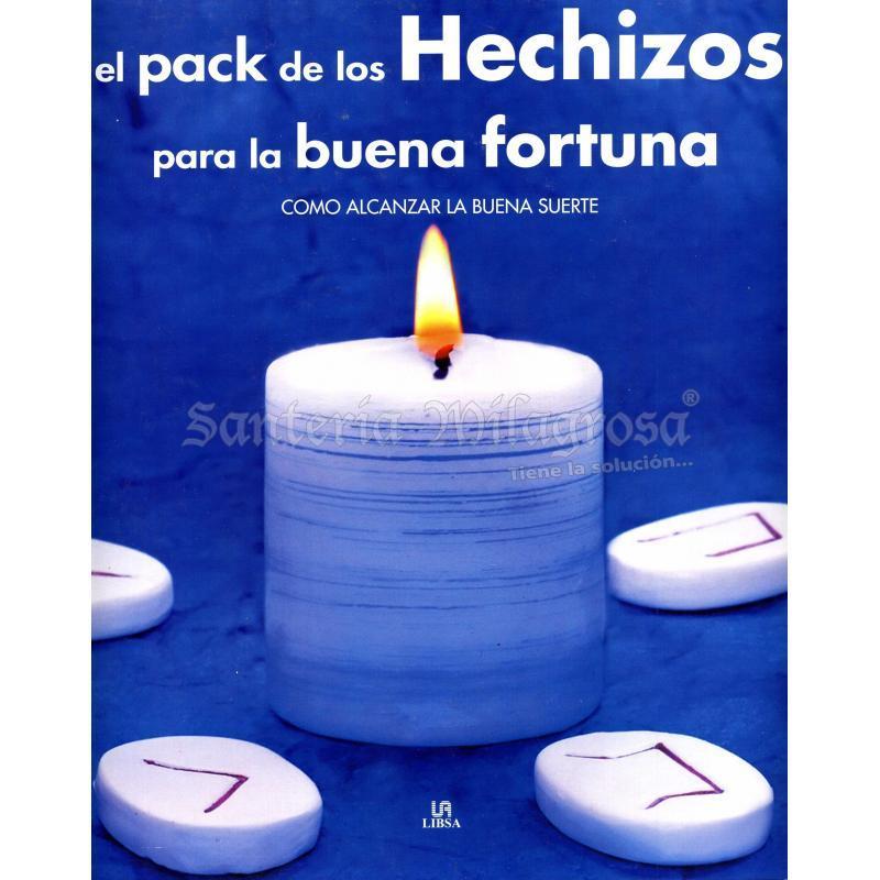 LIBRO Hechizos para la Buenas Fortuna (Set - Libro + 72 Cartas + 3 Velas) (Lb)