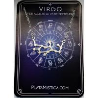 Gargantilla constelación Virgo - plata 925