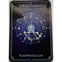 Gargantilla constelación Sagitario - plata 925