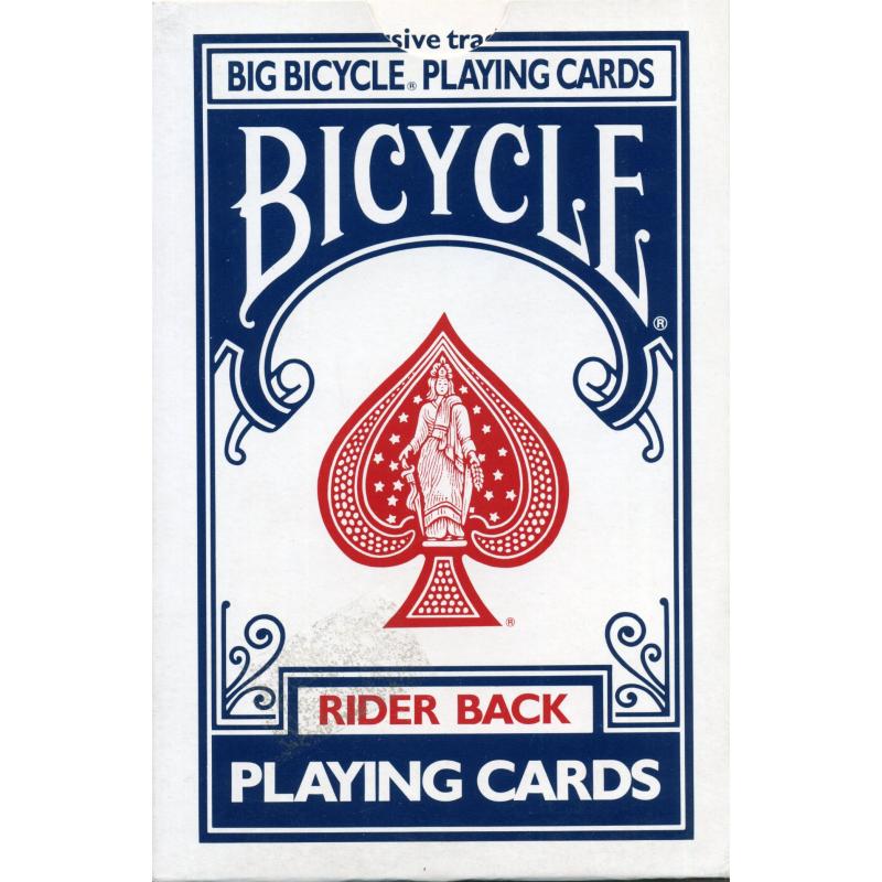 Cartas Bicycle Azul Gigante 8082 (Naipes Americanos) (53 Cartas) (Fou)