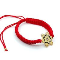 Pulsera Hilo Rojo Trenzado Especial con amuleto Tetragramato...