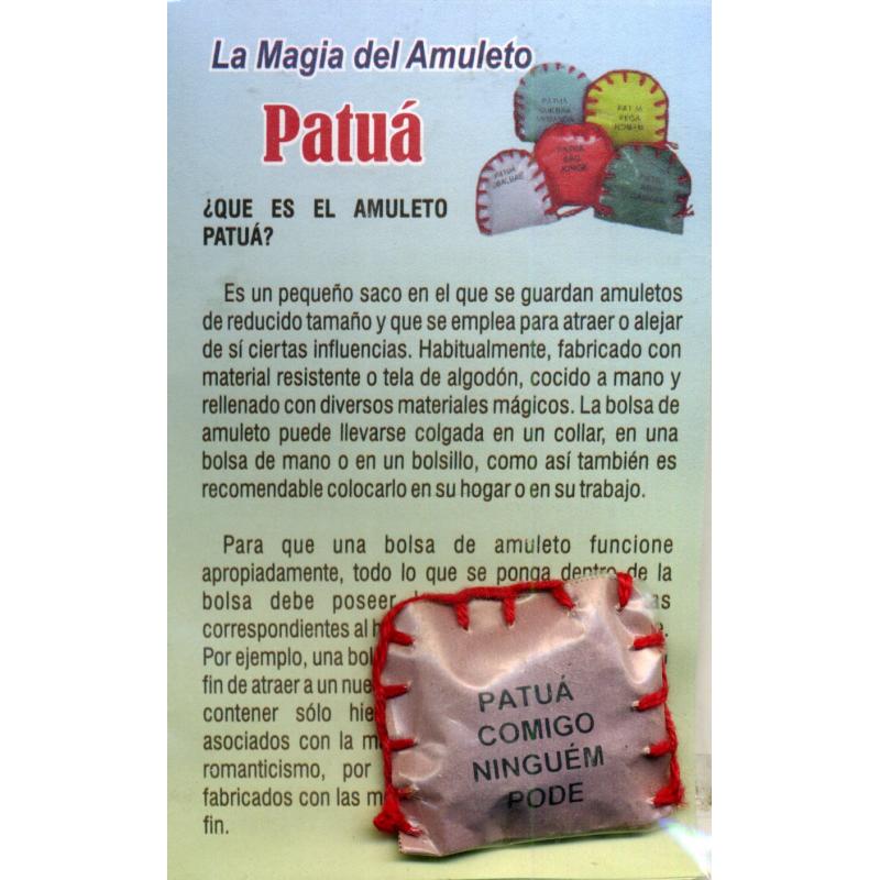 Amuleto Patua Conmigo Nadie Puede (Comigo Ninguem Pode) (Ritualizados y Preparados con Hierbas) *