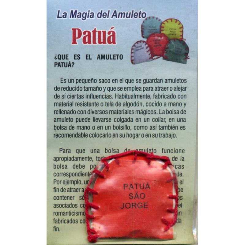 Amuleto Patua San Jorge Protector del Hogar (Sao Jorge) (Ritualizados y Preparados con Hi