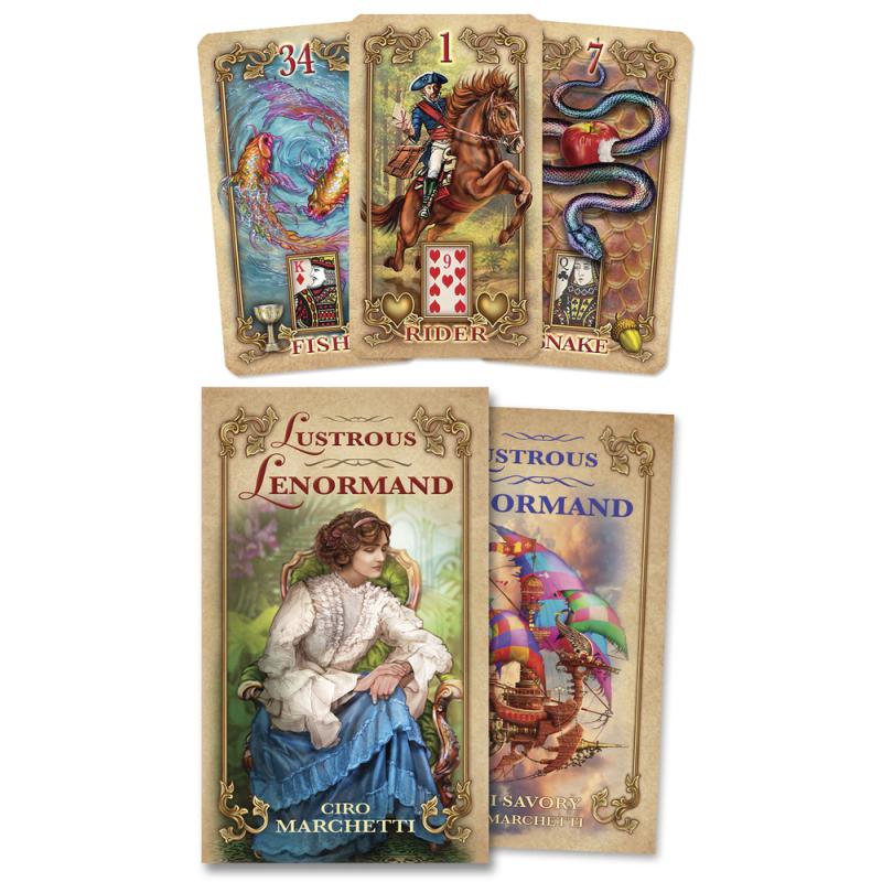 Oraculo Lustrous Lenormand (SET) (EN) (Caja Dura Imantada) - Ciro Marchetti - Llewelyn