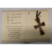 Amuleto Cruz del Animo, Suerte 4 x 3 cm (Blister)