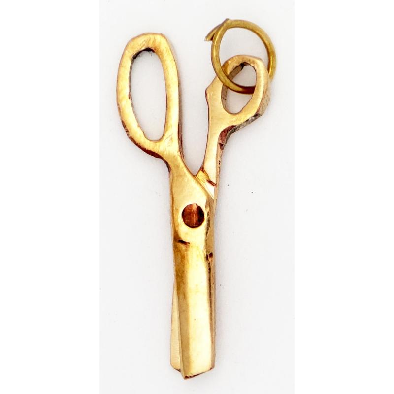 Amuleto Bronce Tijera Corta Negatividad 3,5 cm (Hechas a Mano) (Se abren)