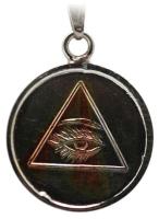 Amuleto Ojo Que Todo lo Ve con Tetragramaton 2.5 cm