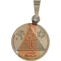 Amuleto Egipcio Poderoso con Thot Anubis 2,5 cm