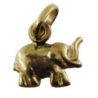 Amuleto Elefante Tumbaga Dorado 1 cm