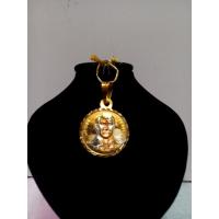 Amuleto Malverde Tumbaga 3 Metales 4 cm (Medalla)