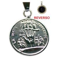 Amuleto Mano Poderosa con Obsidiana Zodiacal 3.5 cm (Talisma...