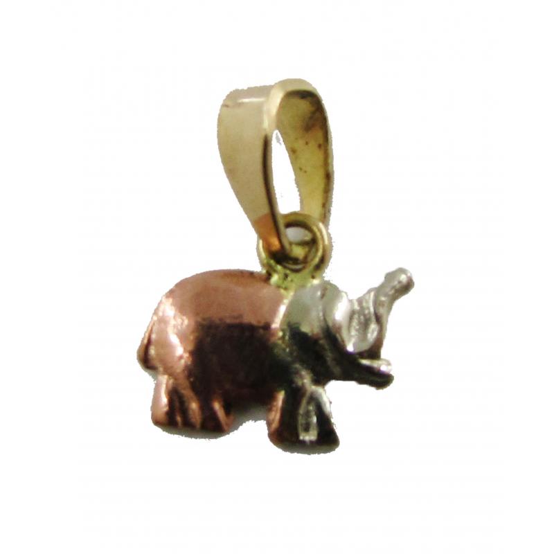 Amuleto Elefante Tumbaga 3 Metales 1 cm