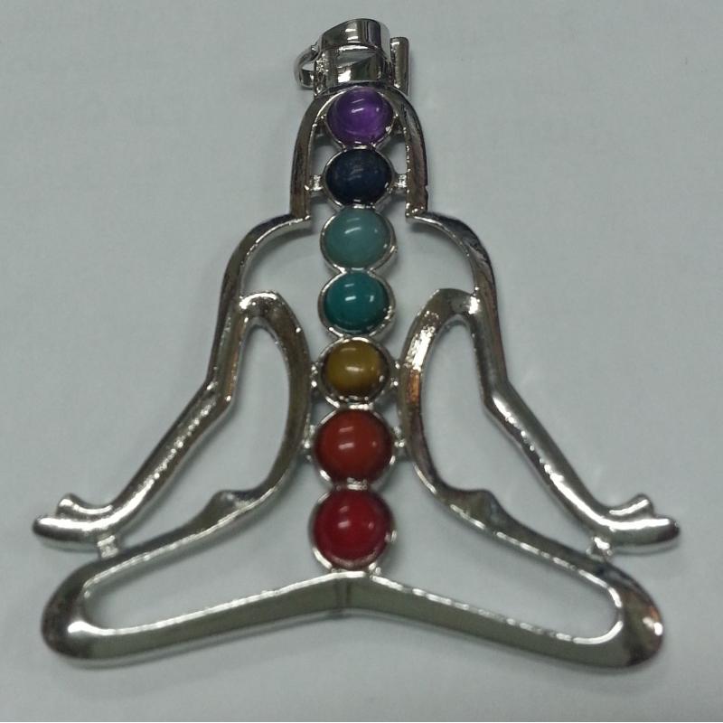 Amuleto 7 Chakras con Piedras (para Colgar