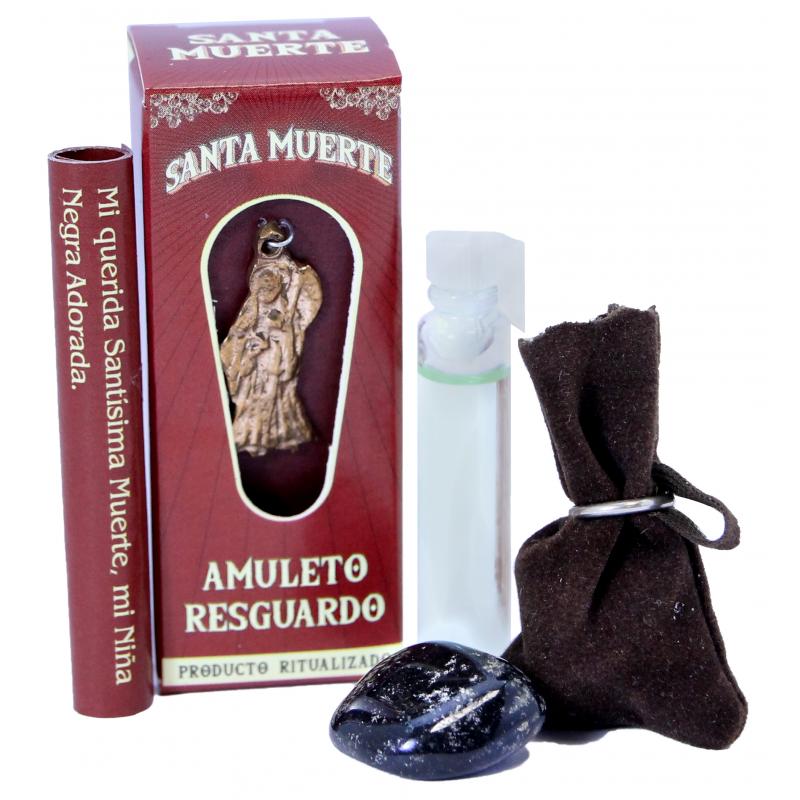 Amuleto con Resguardo Personal de Santa Muerte