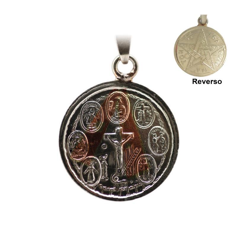 Amuleto 7 Potencias con Tetragramaton 3.5 cm