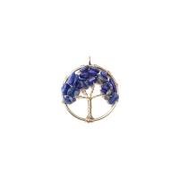 Amuleto Arbol de la Vida c/cordon Lapizlazuli - 3 cm